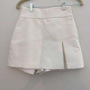 Zara white skort